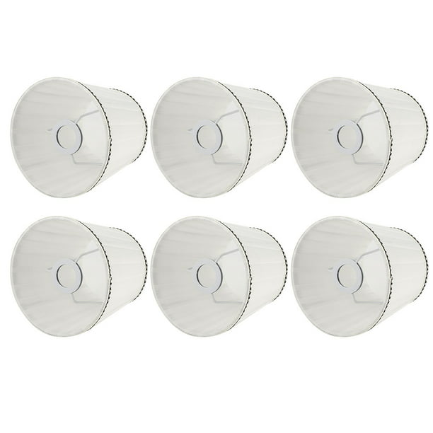 Details about   6Pcs Modern E14 Chandelier Lampshade Wall Lamp Cover Accessory For Home Bedroom